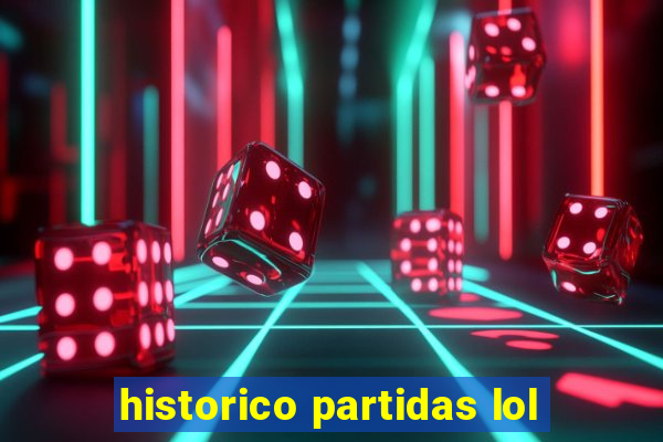 historico partidas lol